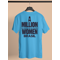 CAMISETA AD UNISSEX "A MILLION WOMEN" AZUL CLARO