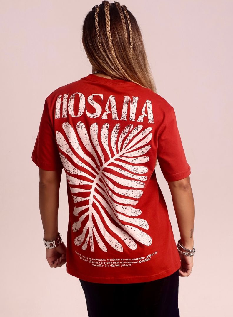 CAMISETA AD HOSANA TERRA COTA
