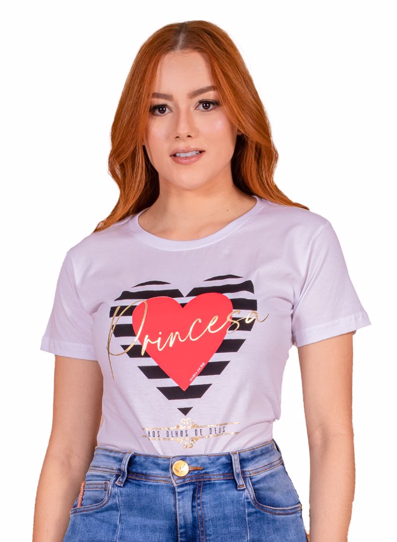 BABY LOOK ADULTO PRINCESA 