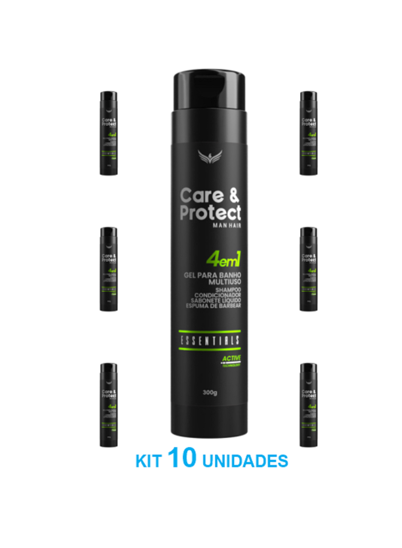 KIT 10 - Care Protect Shampoo 4 em 1