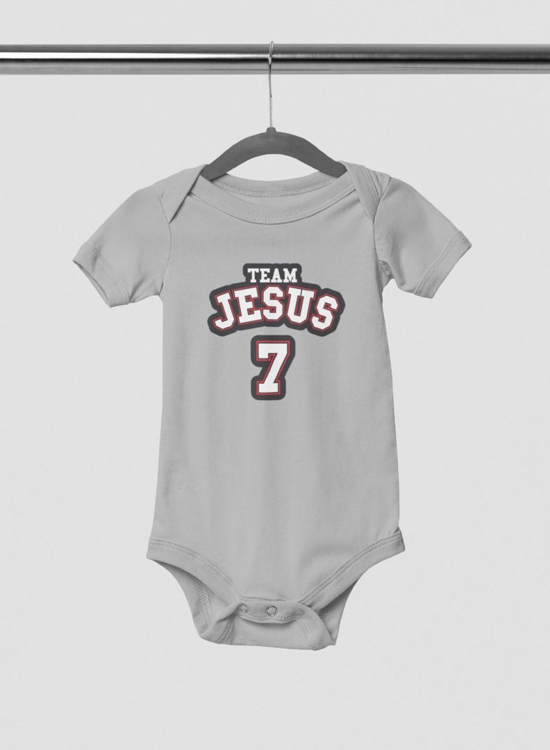 Body bebê Team Jesus 7 Mescla |oh. gloria