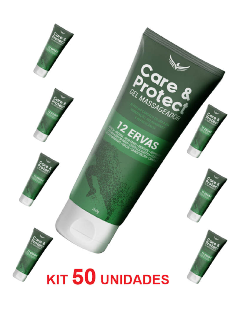 KIT 50 - Gel Massageador 12 Ervas