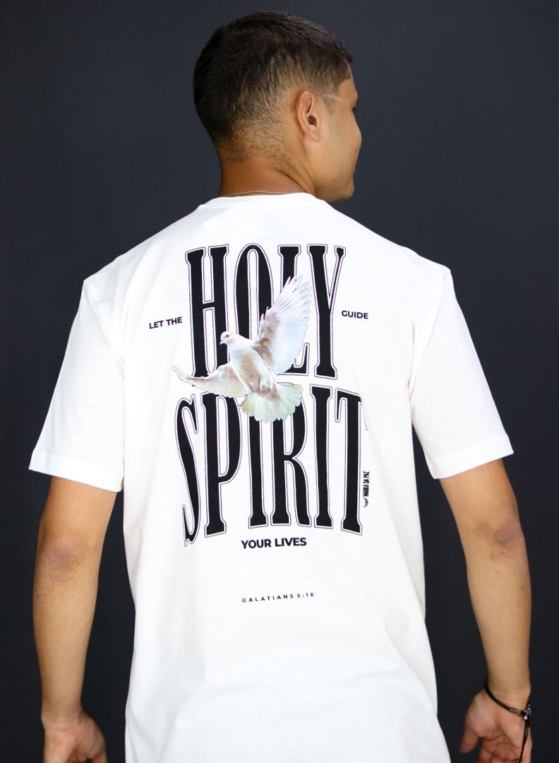 CAMISETA ADULTO HOLY SPIRIT  MARFIM