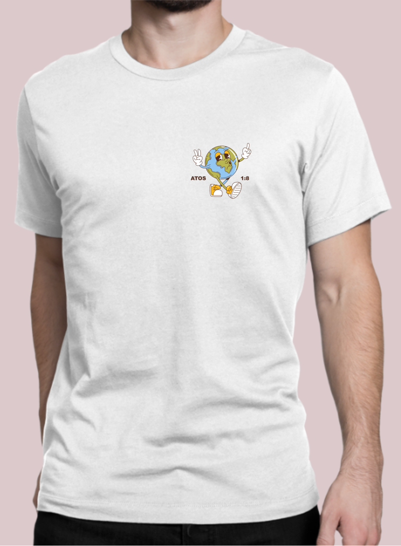 CAMISETA AD ATÉ OS CONFINS DA TERRA BRANCA