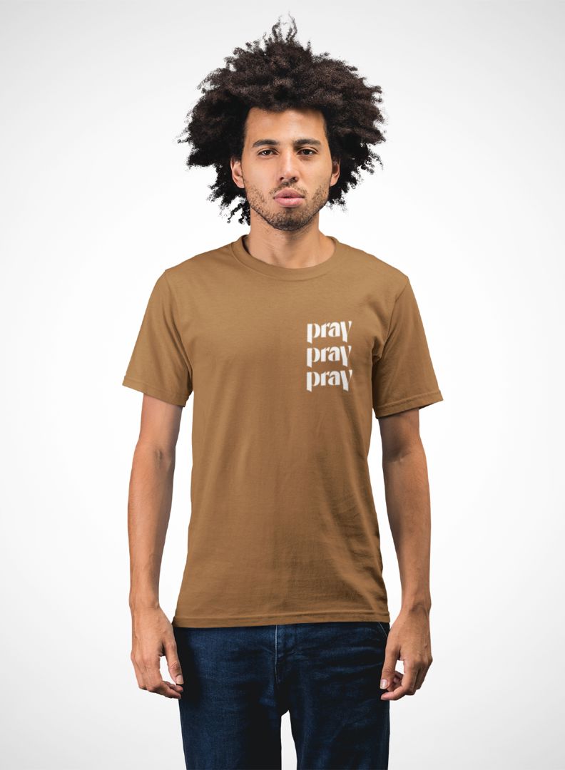 CAMISETA AD. PRAY PRAY PRAY 