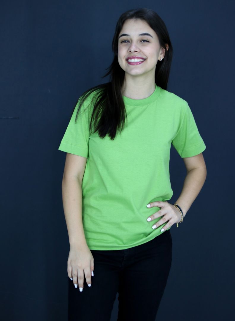 T-SHIRT LISA GL  LARGA VERDE CLARO