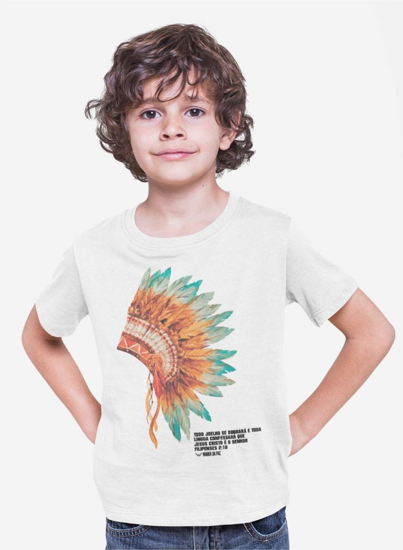 CAMISETA INFANTIL BRANCO COCAR 