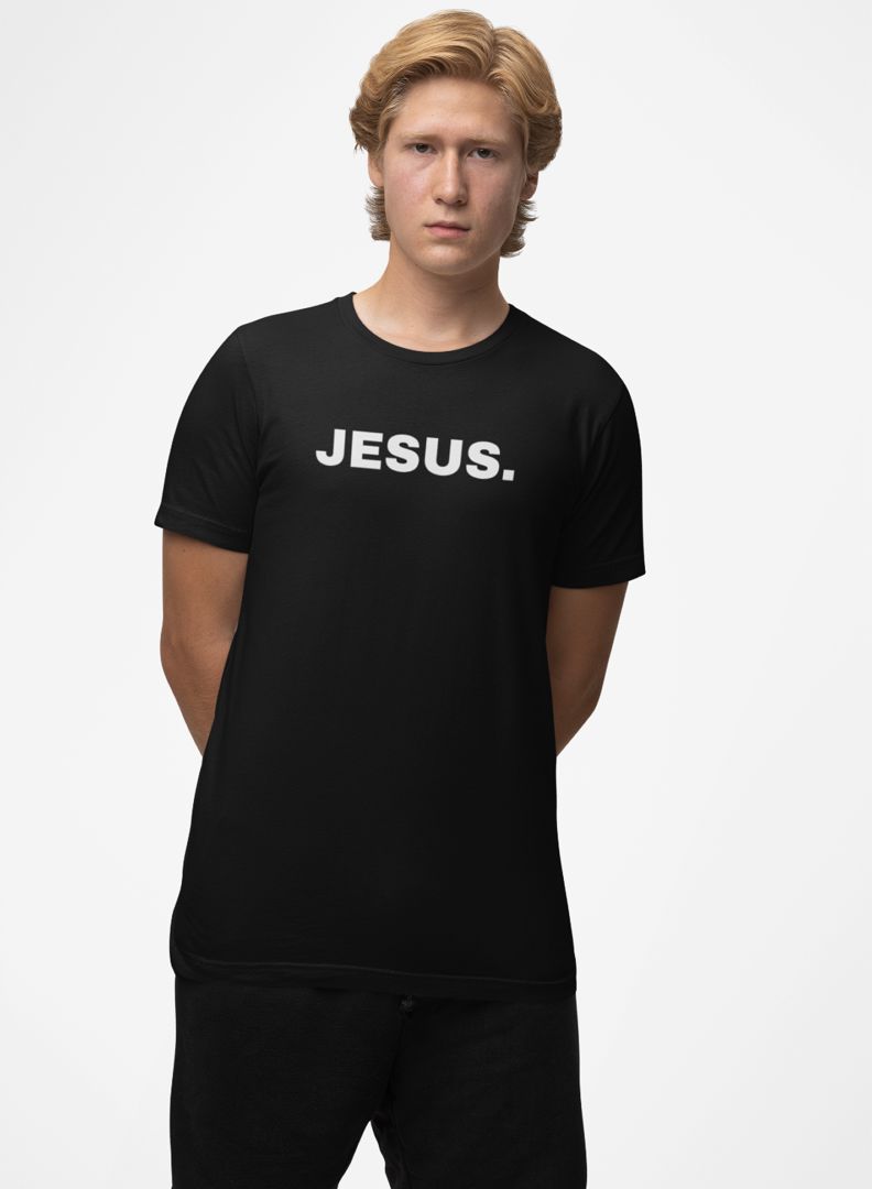 CAMISETA AD. JESUS - PRETO