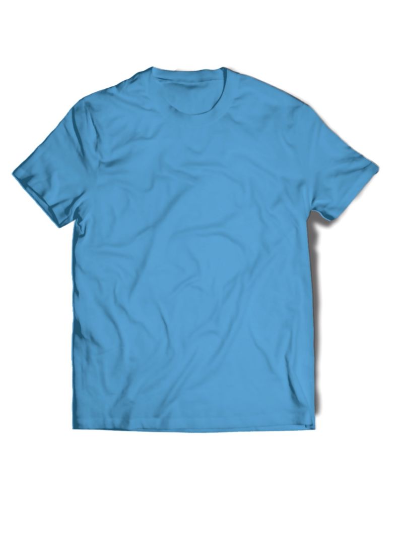 CAMISETA AD LISA AZUL CELESTE