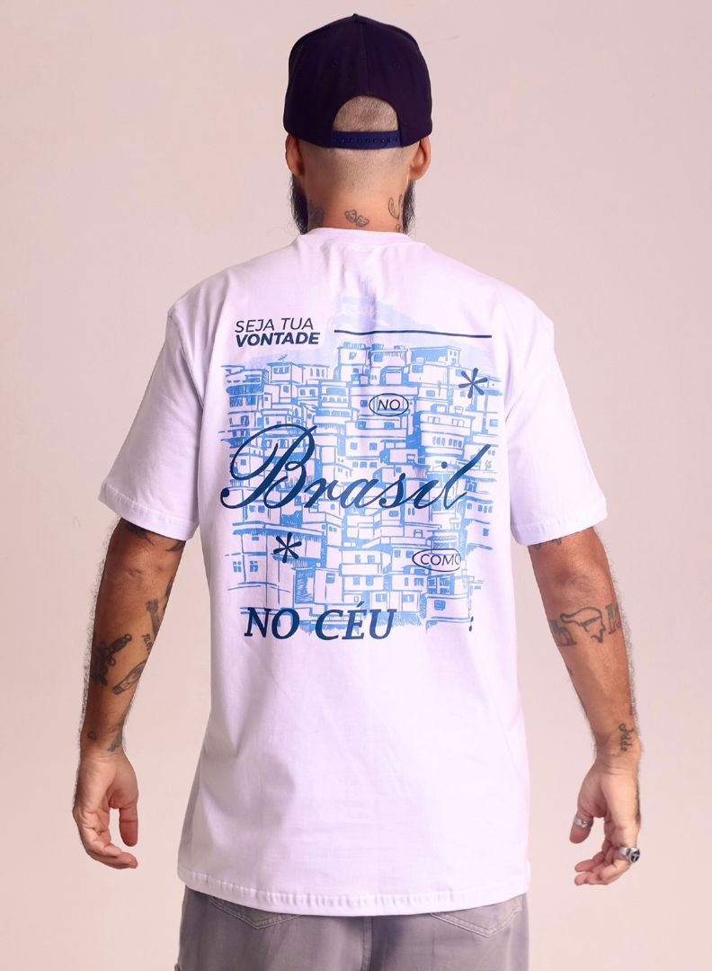 CAMISETA AD SEJA TUA VONTADE BRANCA