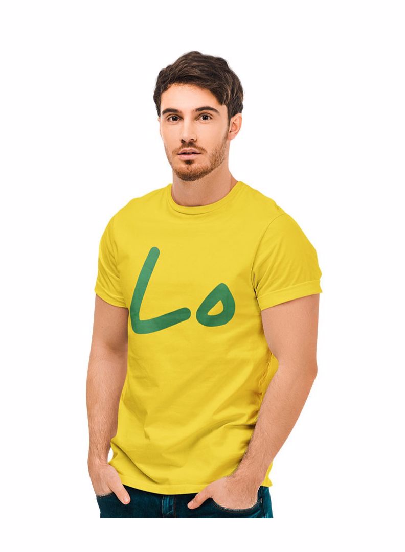 Camiseta "LO" Brasil Amarela