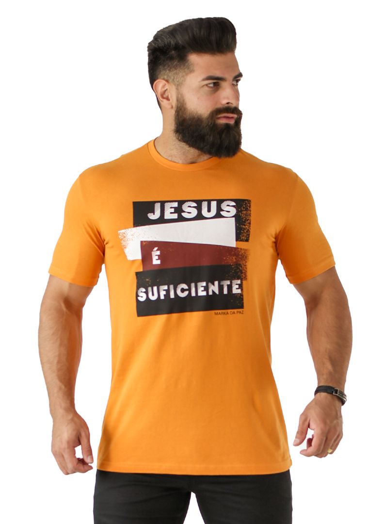 CAMISETA ADULTO JESUS É SUFICIENTE 