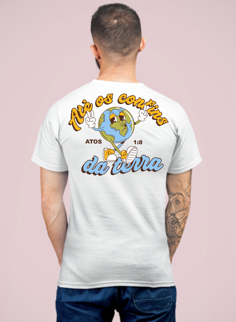 CAMISETA AD ATÉ OS CONFINS DA TERRA BRANCA