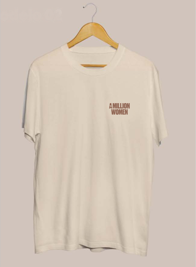 CAMISETA AD UNISSEX "LET THE ESTHERS ARISE" BEGE